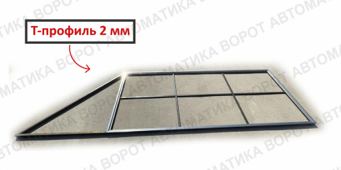 Комплект DELUXE для откатных ворот с шиной 6,5 м + привод LTM 600 + рейки 5 шт + каркас 4000х2000 мм  (GateMotors)